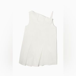 BRAND NEW COS ASYMMETRIC PLEATED SLEEVELESS TOP